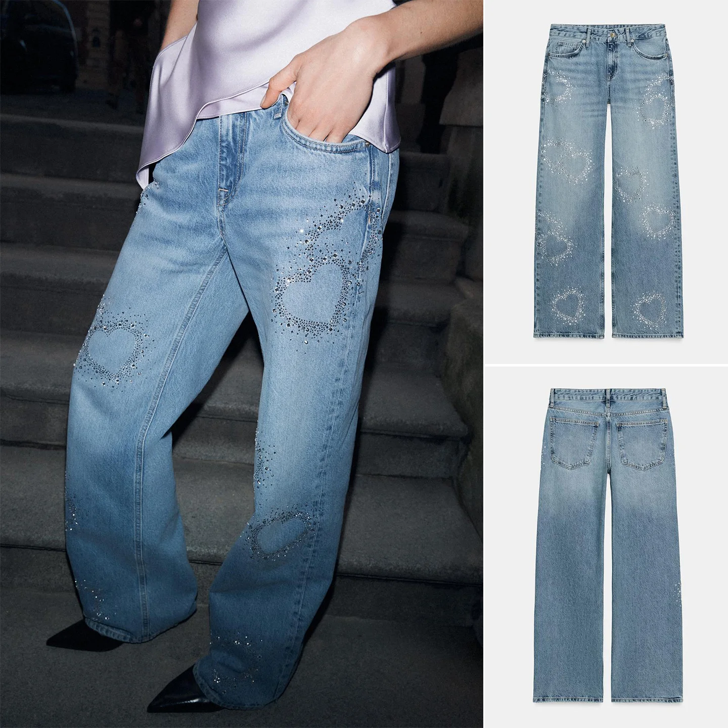 Spring New Women's Jeans Low Waist Wide Leg Zipper Style Simple Metal Button Long Length Denim Pants Straight Cut Polyester F...
Spring New Women's Jeans Low Waist Wide Leg Zipper Style Simple Metal Button Long Length Denim Pants Straight Cut Polyester F...