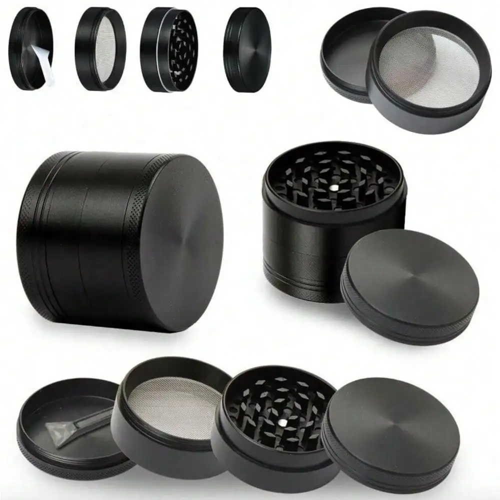 Herb Grinder Crusher, Spice Metal Alloy Portable 4 Grind, Salt Crusher Mortar Raw Grass
Herb Grinder Crusher, Spice Metal Alloy Portable 4 Grind, Salt Crusher Mortar Raw Grass