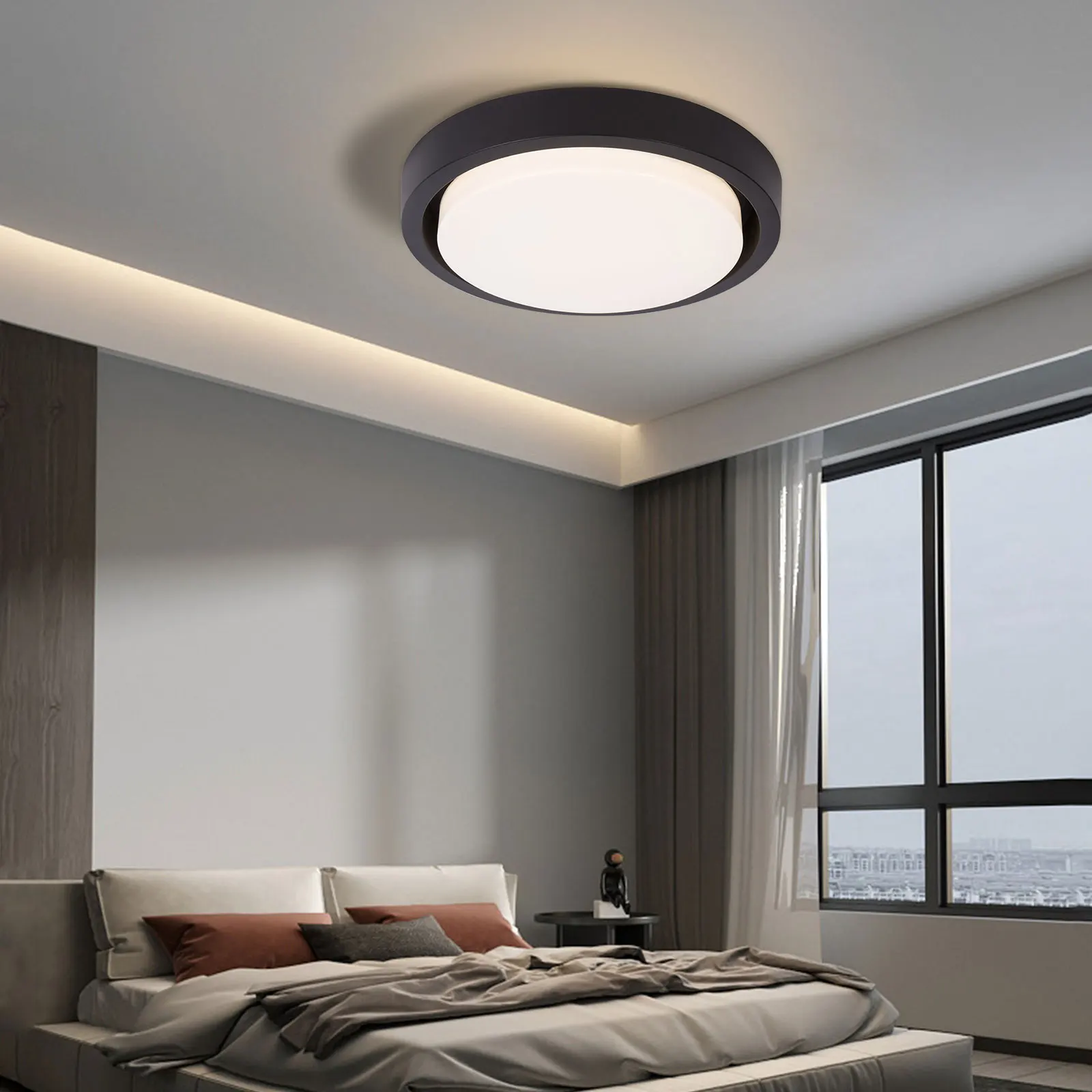 Белый светодиодный потолочный светильник. Энергосберегающее нейтральное освещение, равномерное и мягкое освещение. Подходит для различных сцен.
Белый светодиодный потолочный светильник. Энергосберегающее нейтральное освещение, равномерное и мягкое освещение. Подходит для различных сцен.