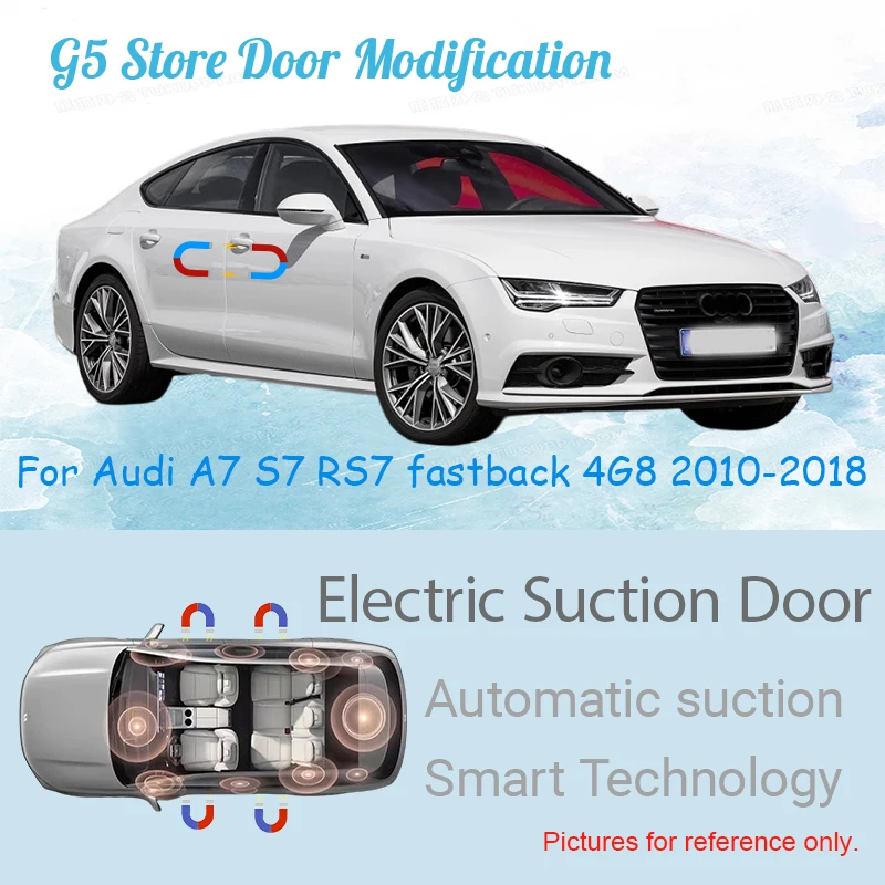 For Audi A7 S7 RS7 fastback 4G8 2010-2018 Car Electric Suction Door Power-assisted Closing Door Soft-close Function
For Audi A7 S7 RS7 fastback 4G8 2010-2018 Car Electric Suction Door Power-assisted Closing Door Soft-close Function