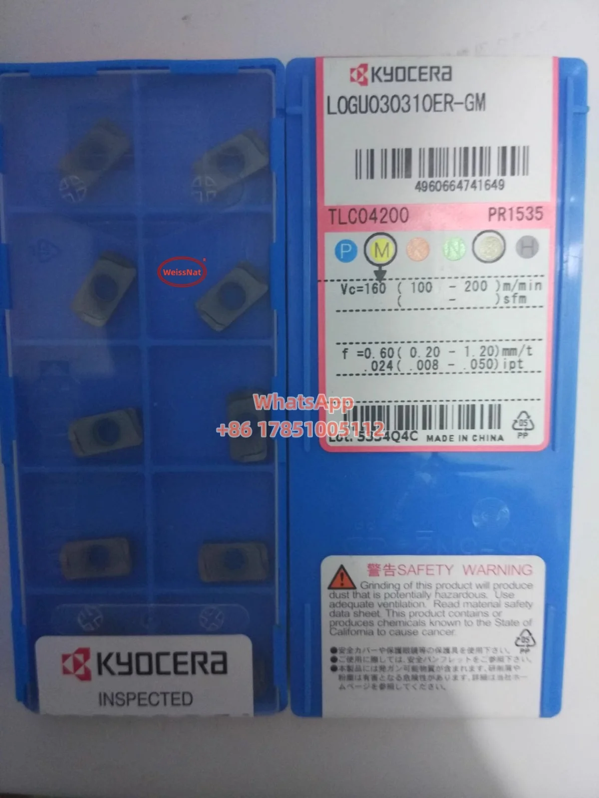LOGU030310ER-GM LOMU040410ER-GM PR1510 PR1525 PR1535 Carbide Inserts LOGU030310ER Milling Insert
LOGU030310ER-GM LOMU040410ER-GM PR1510 PR1525 PR1535 Carbide Inserts LOGU030310ER Milling Insert