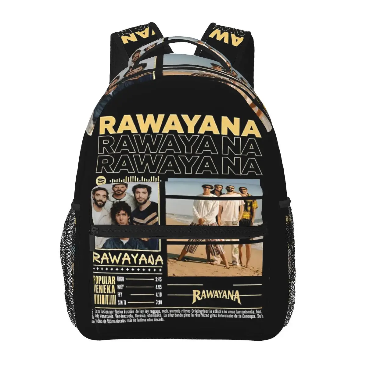 Band Rawayana Donde Es El After Album Print Student Backpack School Bag Daypack for Boys Girls Fashion Bookbag Shoulder Bags
Band Rawayana Donde Es El After Album Print Student Backpack School Bag Daypack for Boys Girls Fashion Bookbag Shoulder Bags