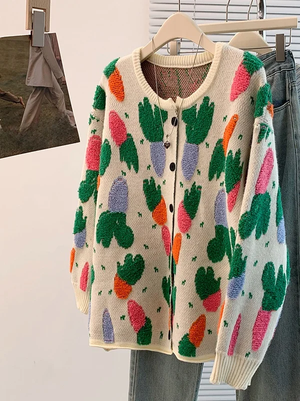 Осень 2023, женский повседневный вязаный свитер больших размеров, круглый открытый кардиган, тонкий пушистый дизайн, универсальный для гороха...
Осень 2023, женский повседневный вязаный свитер больших размеров, круглый открытый кардиган, тонкий пушистый дизайн, универсальный для гороха...