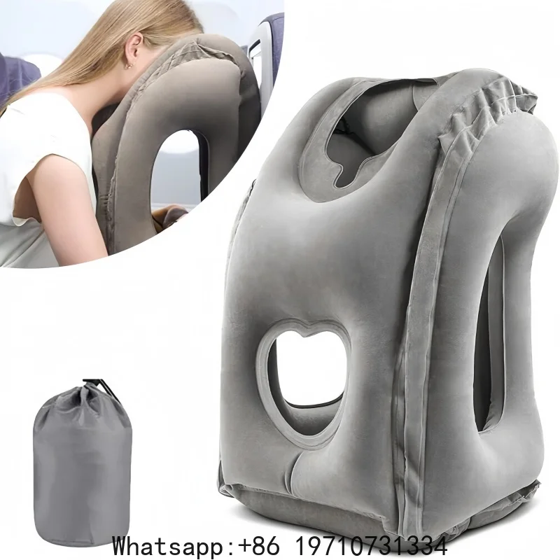 Airplane Train Inflatable Travel Neck Pillow PVC Flocked Cervical Support Pillow Portable Nap Pillow For Office Prone Sleeping
Airplane Train Inflatable Travel Neck Pillow PVC Flocked Cervical Support Pillow Portable Nap Pillow For Office Prone Sleeping