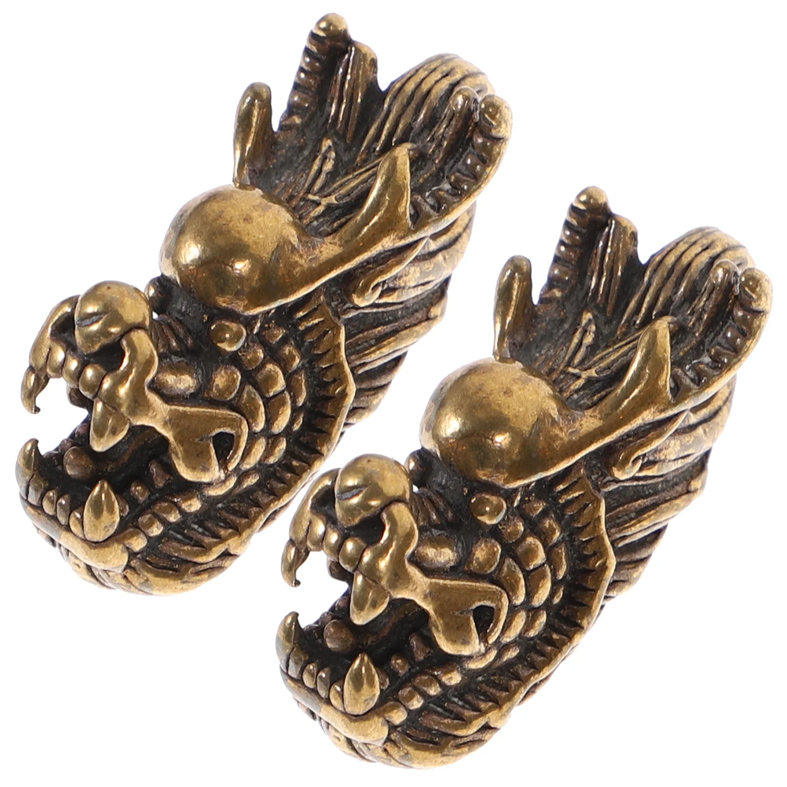 2Pcs Dragon Head Keychain Pendant Brass DIY Pendant Creative Vintage Decoration for Bag Craft Chic DIY Brass Ornament
2Pcs Dragon Head Keychain Pendant Brass DIY Pendant Creative Vintage Decoration for Bag Craft Chic DIY Brass Ornament