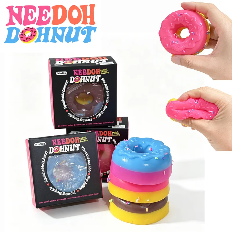 Needoh Dohnut Frosting Swapple Donut Squish Squeeze Toy Anxiety Stress Relief Fidget Toy Desktop Decorative Ornament Relax Gift
Needoh Dohnut Frosting Swapple Donut Squish Squeeze Toy Anxiety Stress Relief Fidget Toy Desktop Decorative Ornament Relax Gift