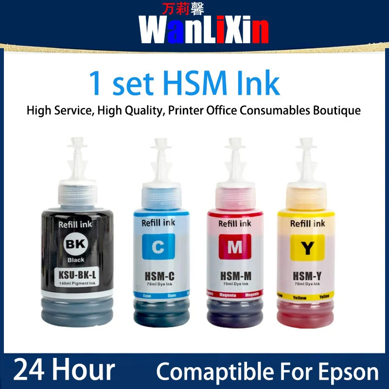 1 SET HSM Refill Ink Compatible For Epson PX-S160T PX-M160T EW-M660FT EW-M5071FT
1 SET HSM Refill Ink Compatible For Epson PX-S160T PX-M160T EW-M660FT EW-M5071FT