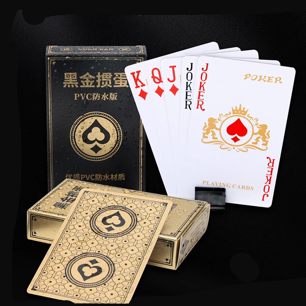 ПВХ водонепроницаемый золотой цвет покерные игральные карты игральные карты покер Крытый семейный развлечения настольные игры
ПВХ водонепроницаемый золотой цвет покерные игральные карты игральные карты покер Крытый семейный развлечения настольные игры
