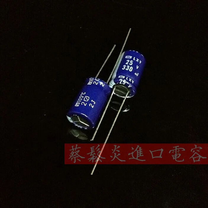 10PCS Electrolytic capacitor 25v330uf 10*16 blue robe Black King Kong Lxy high frequency long life 25V330UF 10X16
10PCS Electrolytic capacitor 25v330uf 10*16 blue robe Black King Kong Lxy high frequency long life 25V330UF 10X16