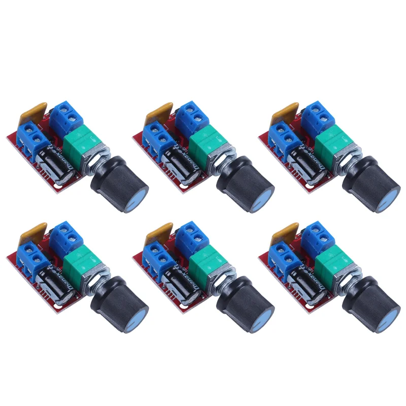 A36T-6X Mini DC Motor PWM Speed Controller 3V 6V 12V 24V 35VDC 90W 5A DC Motor Speed Control Switch LED Dimmer
A36T-6X Mini DC Motor PWM Speed Controller 3V 6V 12V 24V 35VDC 90W 5A DC Motor Speed Control Switch LED Dimmer