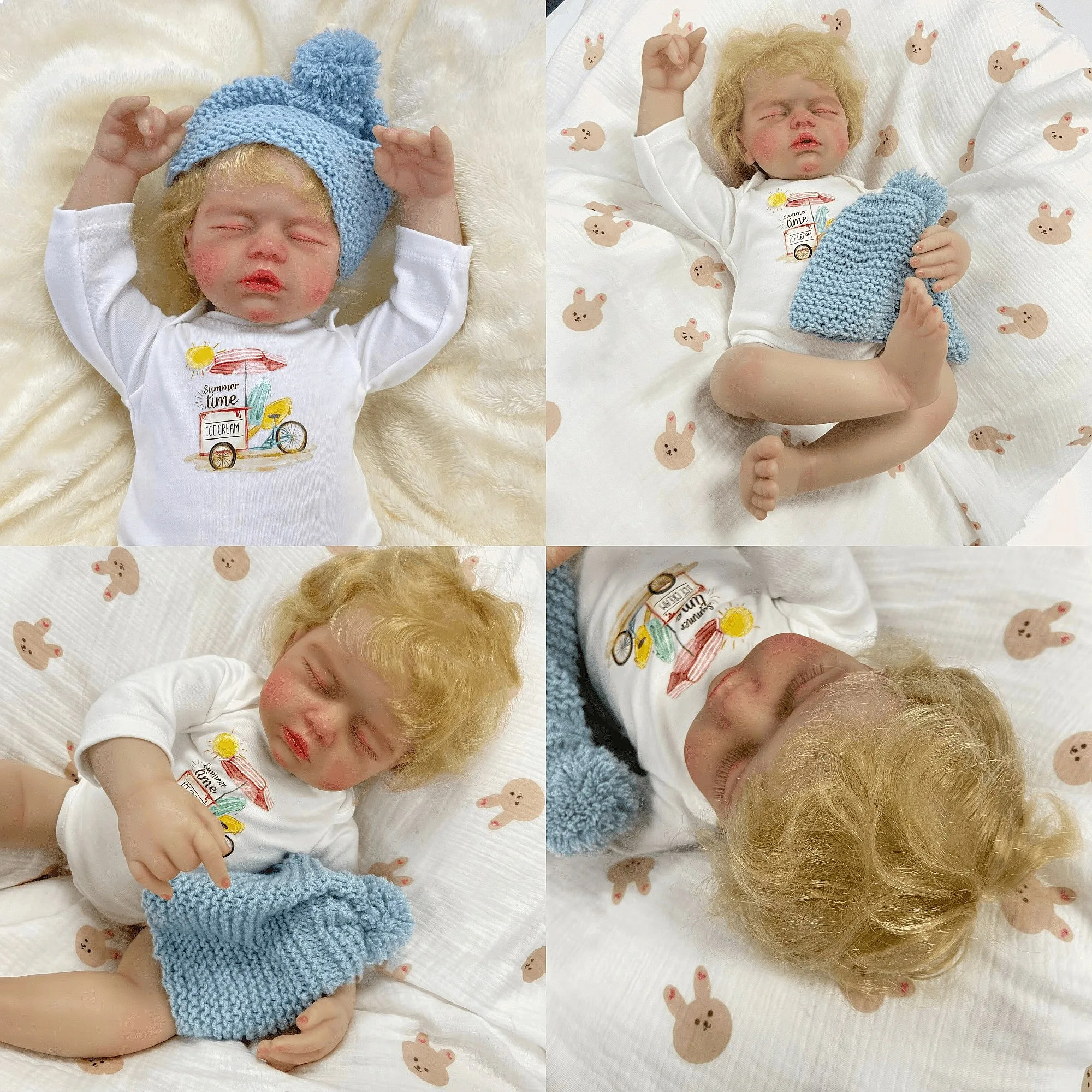 55cm Realistic Reborn Baby Doll Soft Silicone Vinyl 22inch Gift Toy for Kids
55cm Realistic Reborn Baby Doll Soft Silicone Vinyl 22inch Gift Toy for Kids