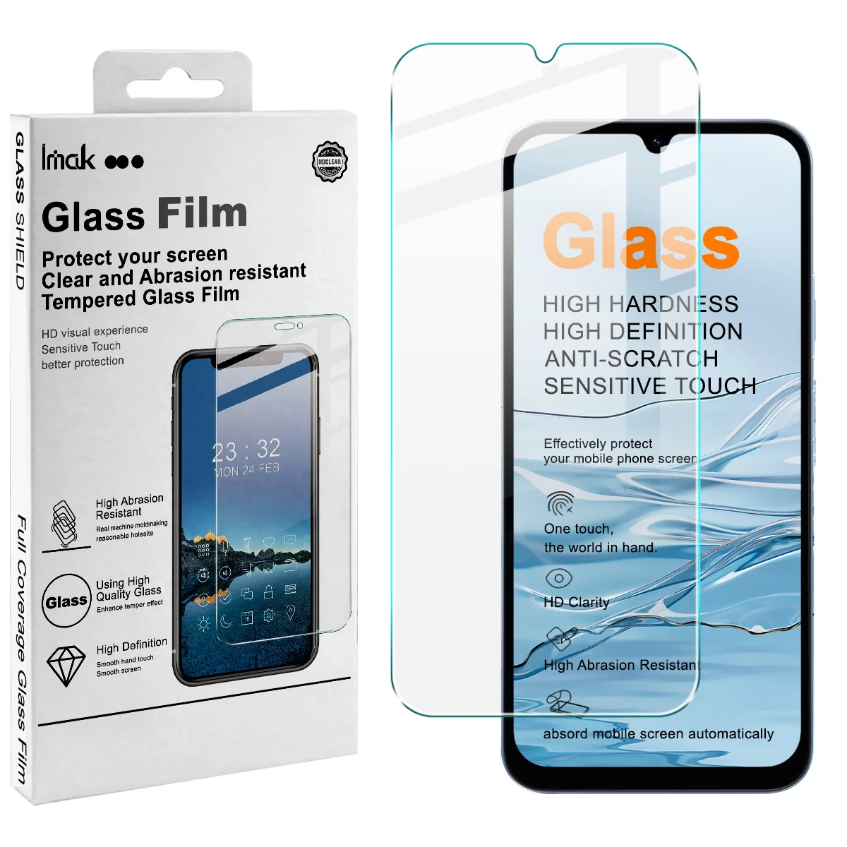 Tempered Glass for Redmi 15A 5G IMAK H Screen Protector Film
Tempered Glass for Redmi 15A 5G IMAK H Screen Protector Film