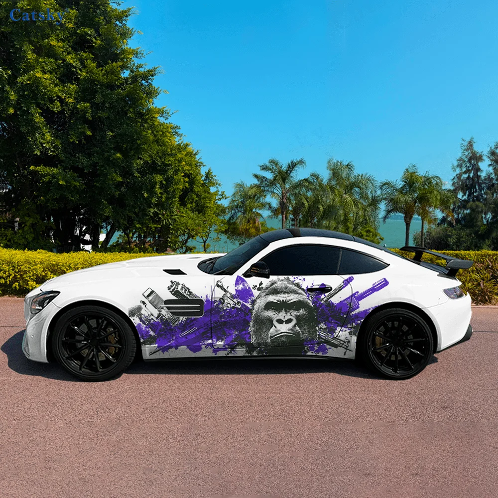 Chimpanzee Multiple Weapons Car Vinyl Wraps Decal Self-adhesive PVC Sticker Suitable for Trucks SUV Decor Auto Accessories Gift 
Chimpanzee Multiple Weapons Car Vinyl Wraps Decal Self-adhesive PVC Sticker Suitable for Trucks SUV Decor Auto Accessories Gift