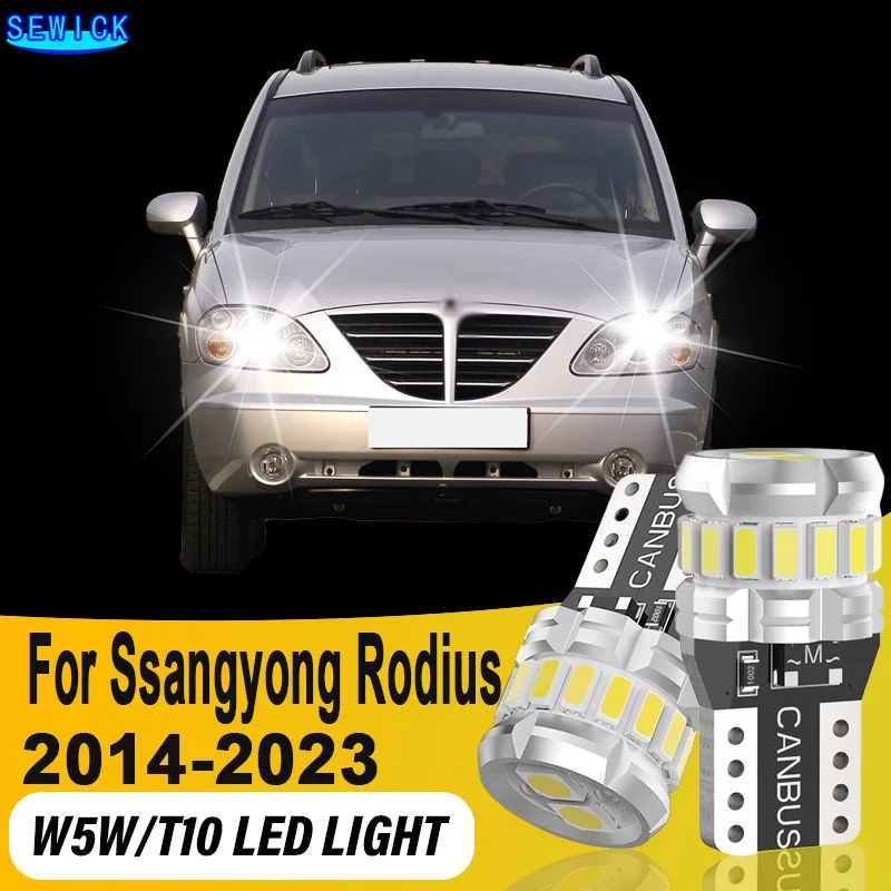 2x For Ssangyong Rodius 2014 2015 2016 2017 2018-2023 T10 LED Car Parking Lights CANBUS Wedge Side Interior Reading Dome Lamps
2x For Ssangyong Rodius 2014 2015 2016 2017 2018-2023 T10 LED Car Parking Lights CANBUS Wedge Side Interior Reading Dome Lamps