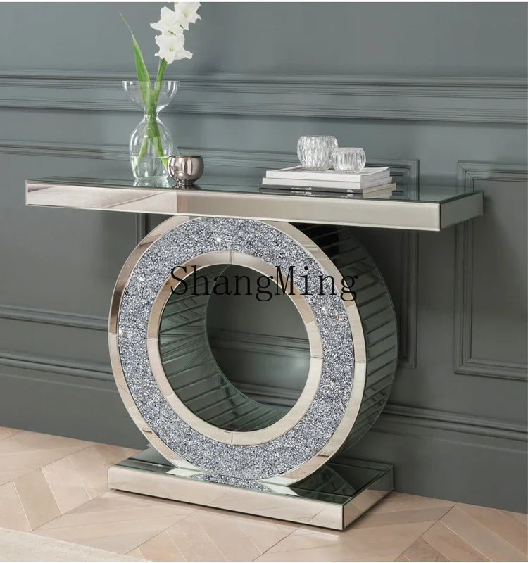 CL Creative Entryway Table Home Decor Light Luxury Entryway Table Glass Mirror Furniture Wall-Mounted End View Table
CL Creative Entryway Table Home Decor Light Luxury Entryway Table Glass Mirror Furniture Wall-Mounted End View Table