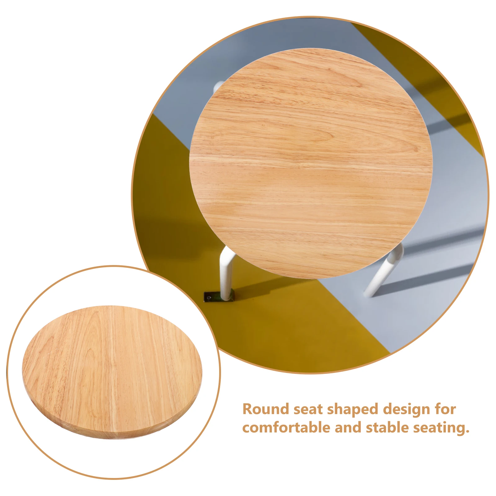 Solid Wood Round Replacement Bar Chair Wooden Seating Part Sturdy Home Bar Repair Part Canteen Wooden Round Chair
Solid Wood Round Replacement Bar Chair Wooden Seating Part Sturdy Home Bar Repair Part Canteen Wooden Round Chair