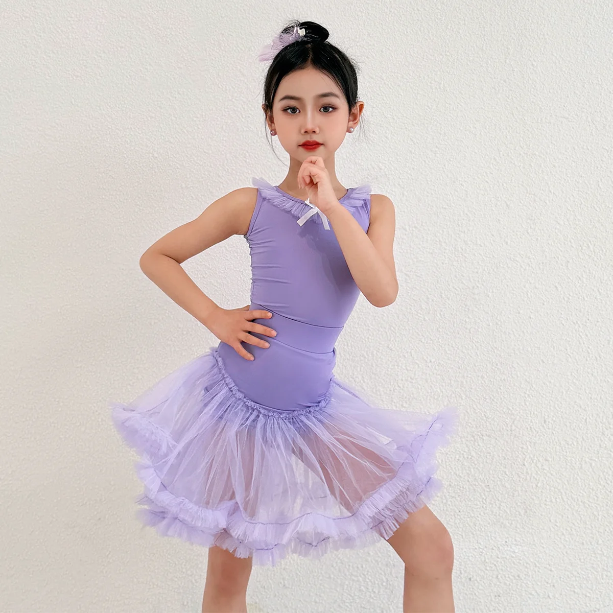 2026 Girls Latin Dance Practice Clothes Summer Purple Suit Sleeveless Chacha Rumba Dance Dress Kids Latin Dane Costume SS2220
2026 Girls Latin Dance Practice Clothes Summer Purple Suit Sleeveless Chacha Rumba Dance Dress Kids Latin Dane Costume SS2220