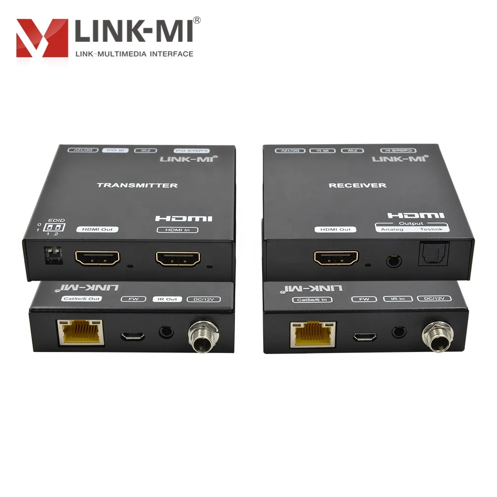4K60Hz HDMI 2.0 Extender Over Single Cat5e/6 Cable 70m, IR Pass Through, with Loop Out & EDID Management
4K60Hz HDMI 2.0 Extender Over Single Cat5e/6 Cable 70m, IR Pass Through, with Loop Out & EDID Management