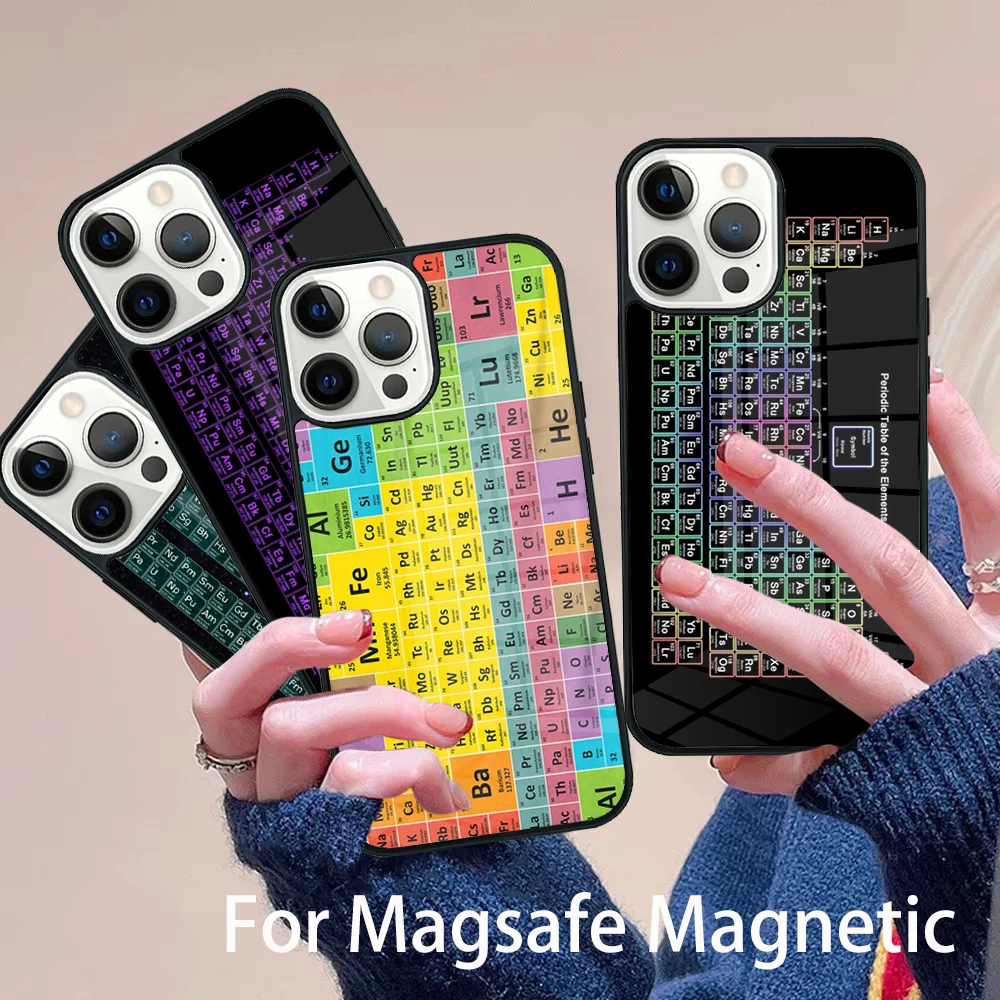 Chemistry Periodic Table Phone Case Magesafe Magnetic Wireless Charge Cover For IPhone 16 11 12 13 14 15 Pro Max Plus Mini
Chemistry Periodic Table Phone Case Magesafe Magnetic Wireless Charge Cover For IPhone 16 11 12 13 14 15 Pro Max Plus Mini