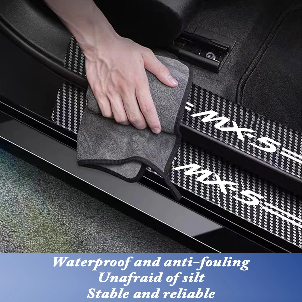 Carbon Fiber Car Door Sill Anti Scratches Stickers Threshold Decals Rear Trunk Protector Strips for Mazda MX-5 Logo Accessories
Carbon Fiber Car Door Sill Anti Scratches Stickers Threshold Decals Rear Trunk Protector Strips for Mazda MX-5 Logo Accessories
