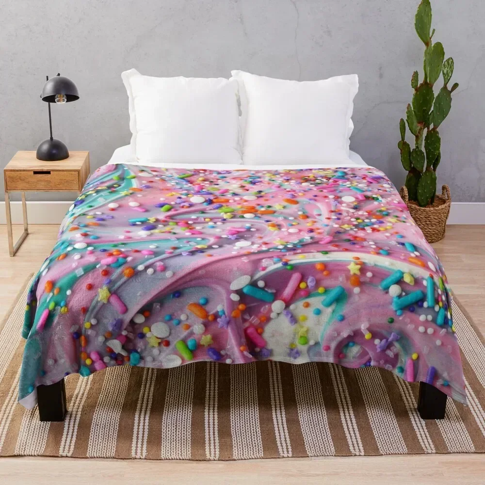 Colorful Candy Swirls with Sprinkles Throw Blanket Warm Plush Fuzzy Blanket for Living Room
Colorful Candy Swirls with Sprinkles Throw Blanket Warm Plush Fuzzy Blanket for Living Room