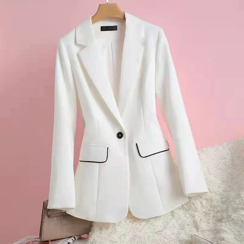 Multi-Color Optiona Pocket Long-Sleeved Three-Quarter-Sleeve White Suit Jacket Women's New Spring Autumn Blazer Black Suit Top
Multi-Color Optiona Pocket Long-Sleeved Three-Quarter-Sleeve White Suit Jacket Women's New Spring Autumn Blazer Black Suit Top