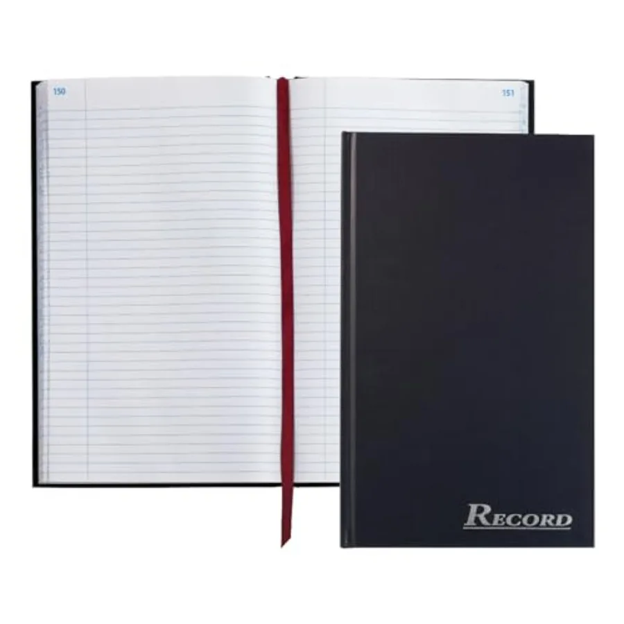 Record Ledger Hard Bound Textured Cover 7.5 x 12.25 Inches 300 Acid Free Pages Navy ARB712R3M White
Record Ledger Hard Bound Textured Cover 7.5 x 12.25 Inches 300 Acid Free Pages Navy ARB712R3M White