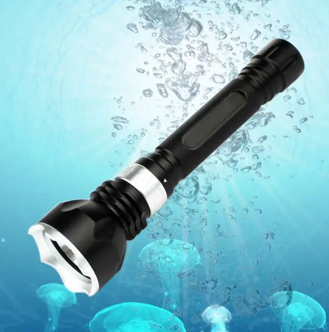 Professional Diving Light T6 white lantern yellow light Waterproof Underwater 200 Meter LED Flashlight Diving
Professional Diving Light T6 white lantern yellow light Waterproof Underwater 200 Meter LED Flashlight Diving