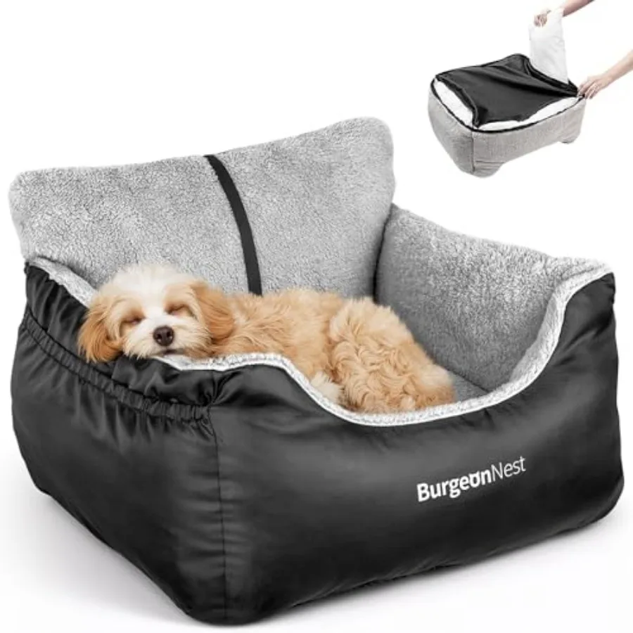 Dog Car Seat for Small Dogs, Soft Pet Car Travel Home Bed Under 25 lbs, Fully Detachable and Washable Cat Booster Carseats with
Dog Car Seat for Small Dogs, Soft Pet Car Travel Home Bed Under 25 lbs, Fully Detachable and Washable Cat Booster Carseats with