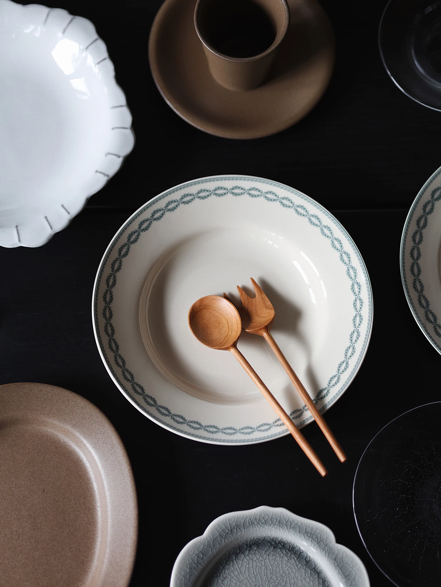 Camus Say Laurels Series Cerc Soup Plate Salad Flatware Dert Brunch Plate Retro Sle Multifunctional Diware
Camus Say Laurels Series Cerc Soup Plate Salad Flatware Dert Brunch Plate Retro Sle Multifunctional Diware