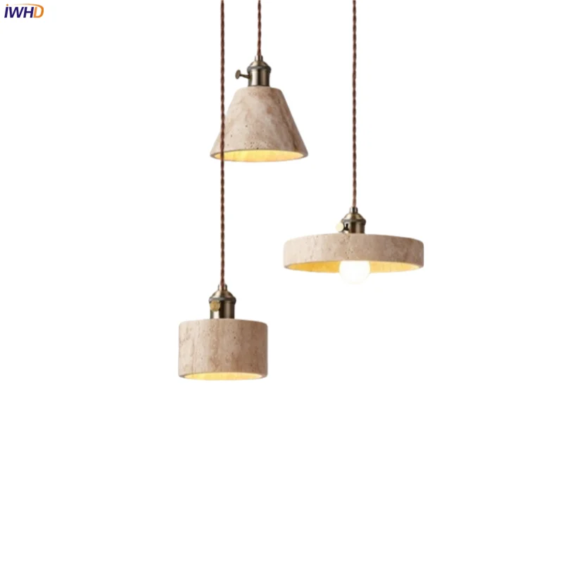 IWHD Copper Stone LED Pendant Lights For Living Dining Room Yellow Travertine Wabi Sabi Vintage Hanging Light Lighting Hanglamp
IWHD Copper Stone LED Pendant Lights For Living Dining Room Yellow Travertine Wabi Sabi Vintage Hanging Light Lighting Hanglamp
