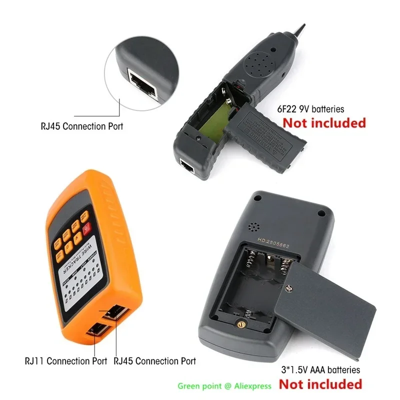 5PCS Professional Wire Tracker GM60 Long Distance Wiring Tracing With Headphone Jack Output Networking Cable Inspection Device
5PCS Professional Wire Tracker GM60 Long Distance Wiring Tracing With Headphone Jack Output Networking Cable Inspection Device