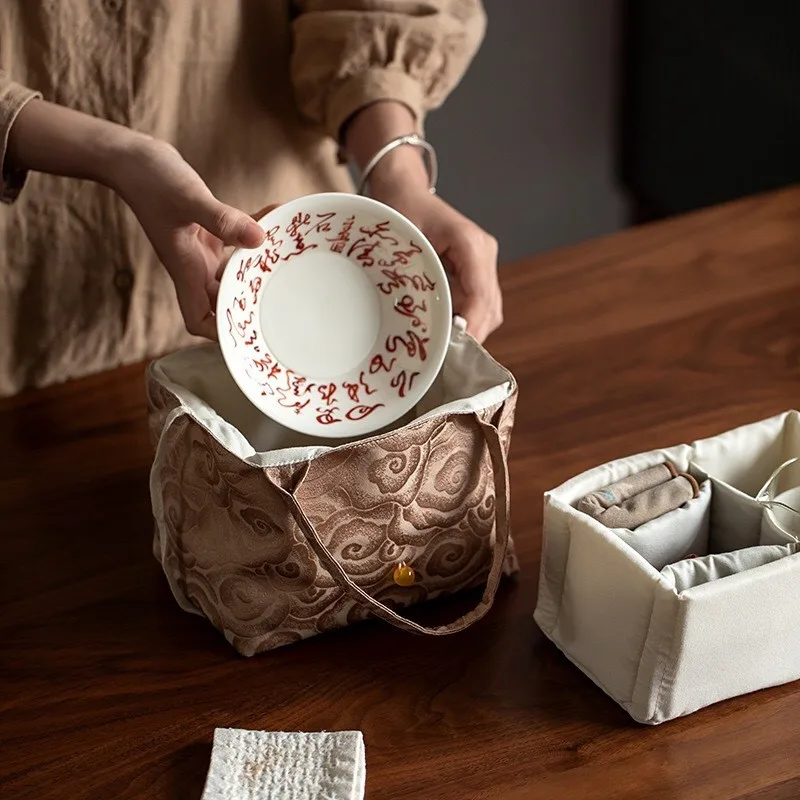 Women's 1 Teapot 2 Cups Storage Cloth Bag Outdoor Travel Tea Bag Accessories Multi-function Tea Pot Storage Bag Tea Cozies LF388
Women's 1 Teapot 2 Cups Storage Cloth Bag Outdoor Travel Tea Bag Accessories Multi-function Tea Pot Storage Bag Tea Cozies LF388