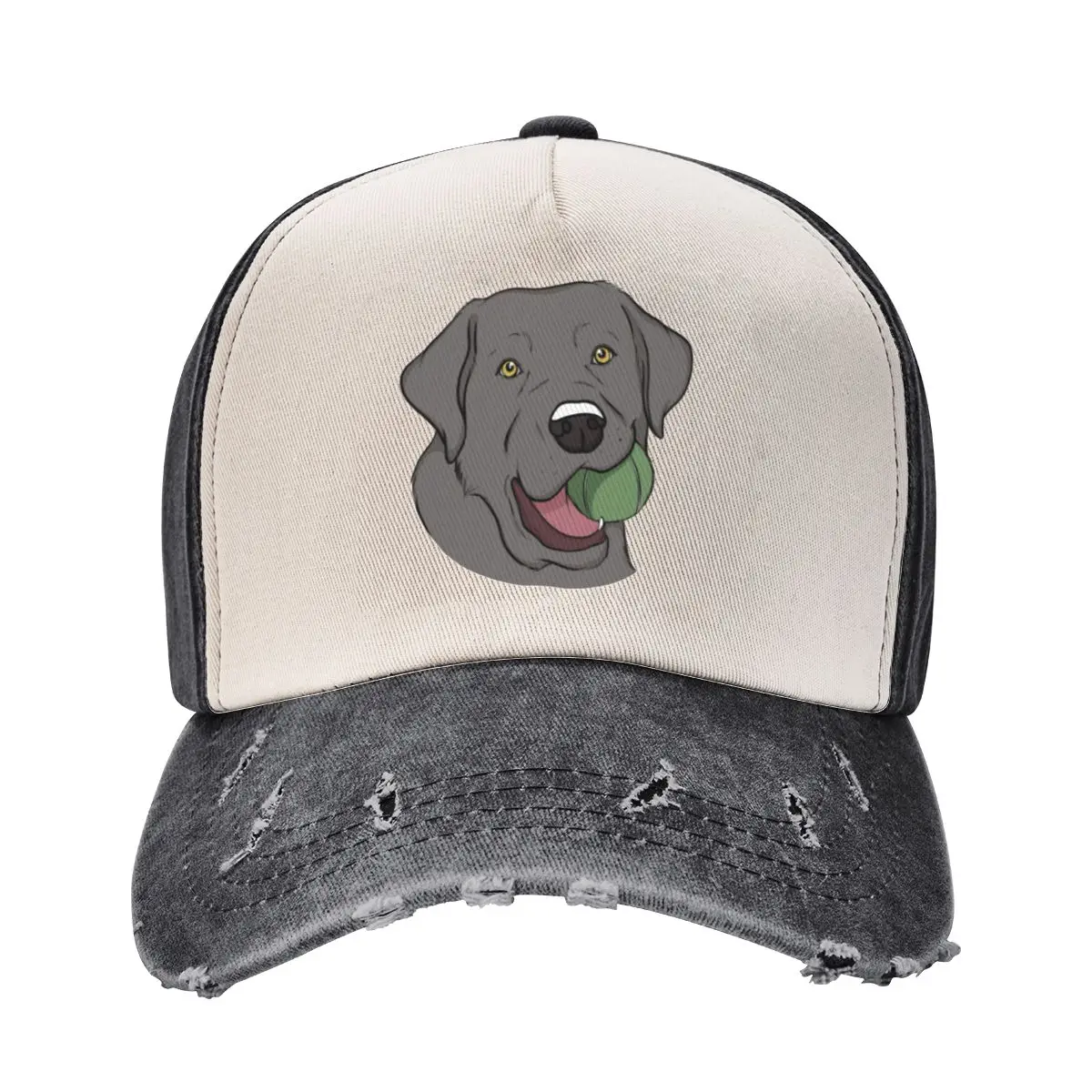Silver Labrador with Ball Baseball Cap Mountaineering Sunscreen designer cap Men Golf Wear Women's
Silver Labrador with Ball Baseball Cap Mountaineering Sunscreen designer cap Men Golf Wear Women's