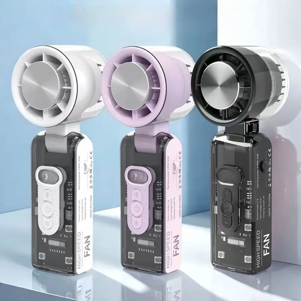 Summer High Speed Folding Handheld Fan High Wind Power USB Charging Refrigeration Fan Mini Digital Display Fan Personal Cooling
Summer High Speed Folding Handheld Fan High Wind Power USB Charging Refrigeration Fan Mini Digital Display Fan Personal Cooling