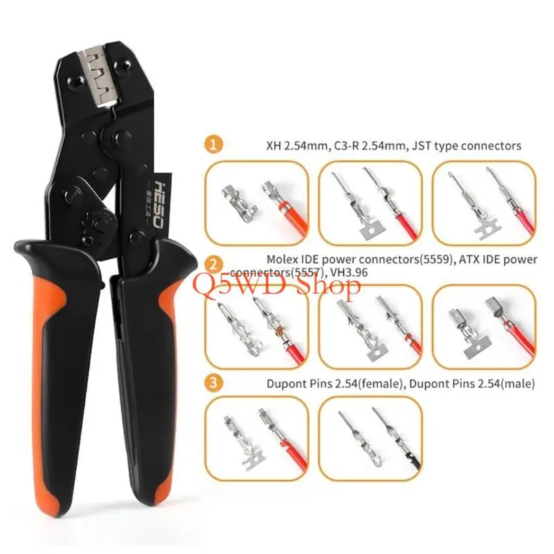 Q5WD Crimping Pliers Receptacles Set 0.25-2.5mm² Crimping Pliers with 270Pcs Flat Connectors Set Crimping Pliers Tool
Q5WD Crimping Pliers Receptacles Set 0.25-2.5mm² Crimping Pliers with 270Pcs Flat Connectors Set Crimping Pliers Tool