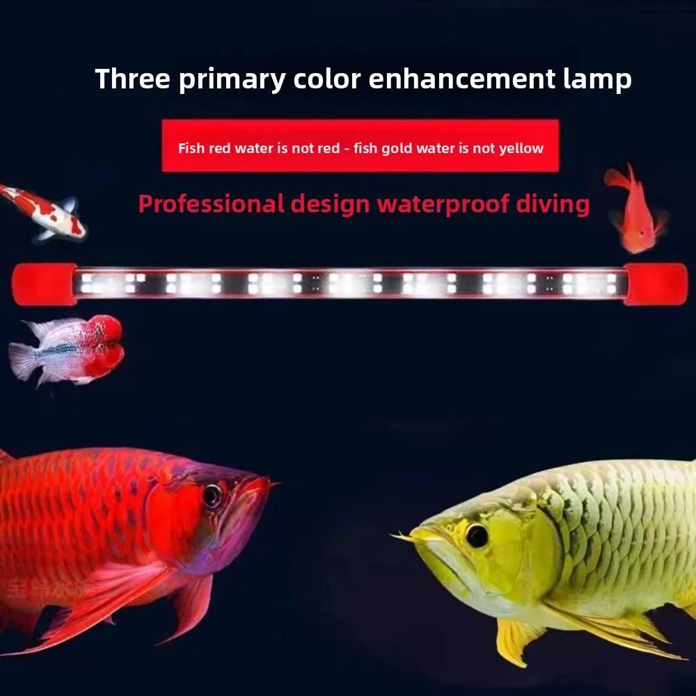 Fish Tank Color Enhancing Light for Ornamental Fish, Aquarium Color Enhancing LED Tri-Primary T5 Goldfish Color Enhancing Light
Fish Tank Color Enhancing Light for Ornamental Fish, Aquarium Color Enhancing LED Tri-Primary T5 Goldfish Color Enhancing Light
