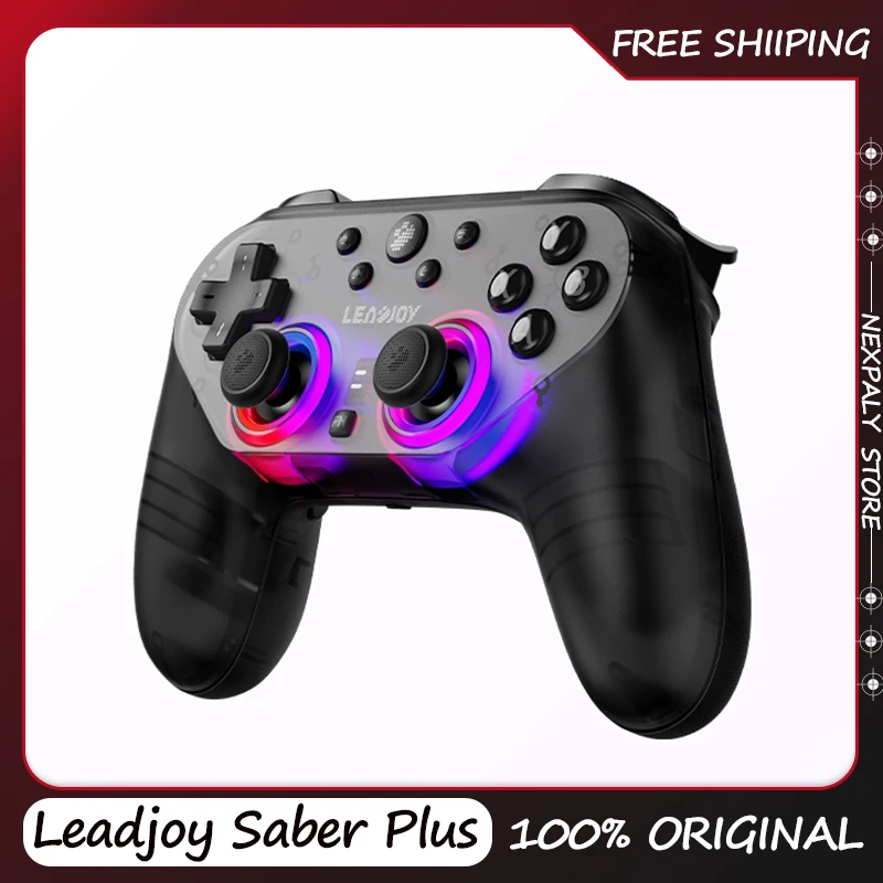 Leadjoy Saber Plus Gaming Controller Wireless JS13 Pro TMR Joystick 1000Hz PC Gamepad for Switch Windows Android IOS FPS Gift
Leadjoy Saber Plus Gaming Controller Wireless JS13 Pro TMR Joystick 1000Hz PC Gamepad for Switch Windows Android IOS FPS Gift