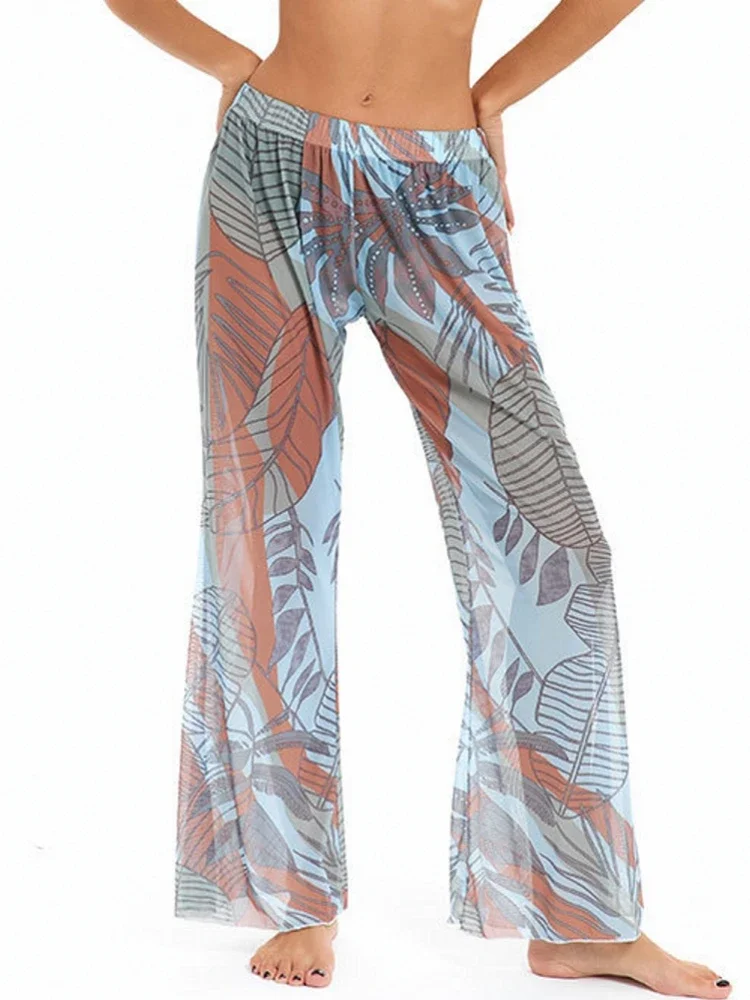 Women Mesh Ruffle Trim Cover Up Pants Beach Cover Up Cover Ups For Swimwear Beach Ruffle Pants 2025 Summer Beach Pants
Women Mesh Ruffle Trim Cover Up Pants Beach Cover Up Cover Ups For Swimwear Beach Ruffle Pants 2025 Summer Beach Pants