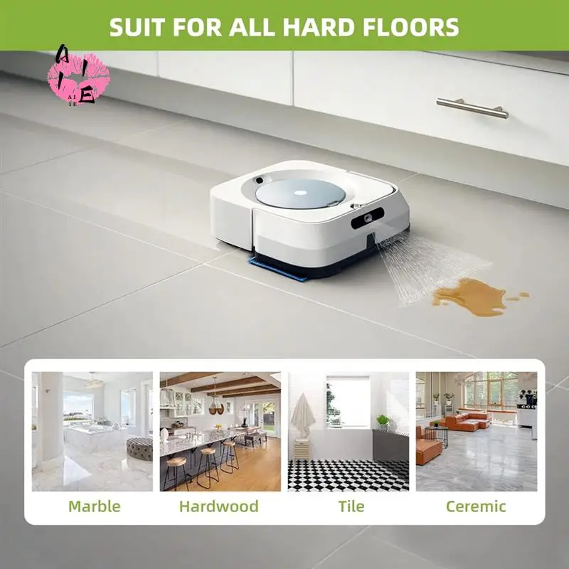 A11E-6 Pack съемные подушечки для швабры для робота серии Irobot Braava Jet M6, обновленные многоразовые подушечки для швабры M6, сменные аксессуары
A11E-6 Pack съемные подушечки для швабры для робота серии Irobot Braava Jet M6, обновленные многоразовые подушечки для швабры M6, сменные аксессуары