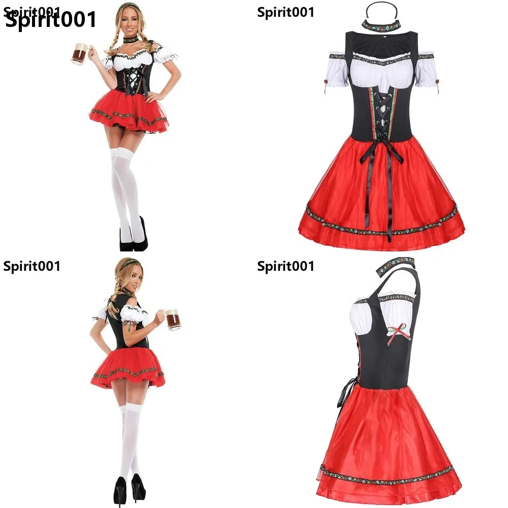 German Beer Maid Dirndl Costume Oktoberfest Waitress Outfit for Women Carnival Halloween Cosplay Fancy Dress Party
German Beer Maid Dirndl Costume Oktoberfest Waitress Outfit for Women Carnival Halloween Cosplay Fancy Dress Party