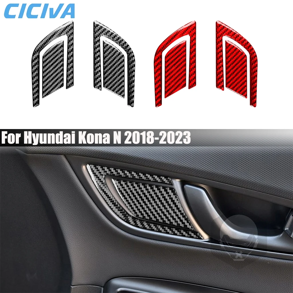 Carbon Fiber Car Accessories Door Handle Decorative Panel Interior Cover Modified Trim Sticker For Hyundai Kona N 2018-2023
Carbon Fiber Car Accessories Door Handle Decorative Panel Interior Cover Modified Trim Sticker For Hyundai Kona N 2018-2023