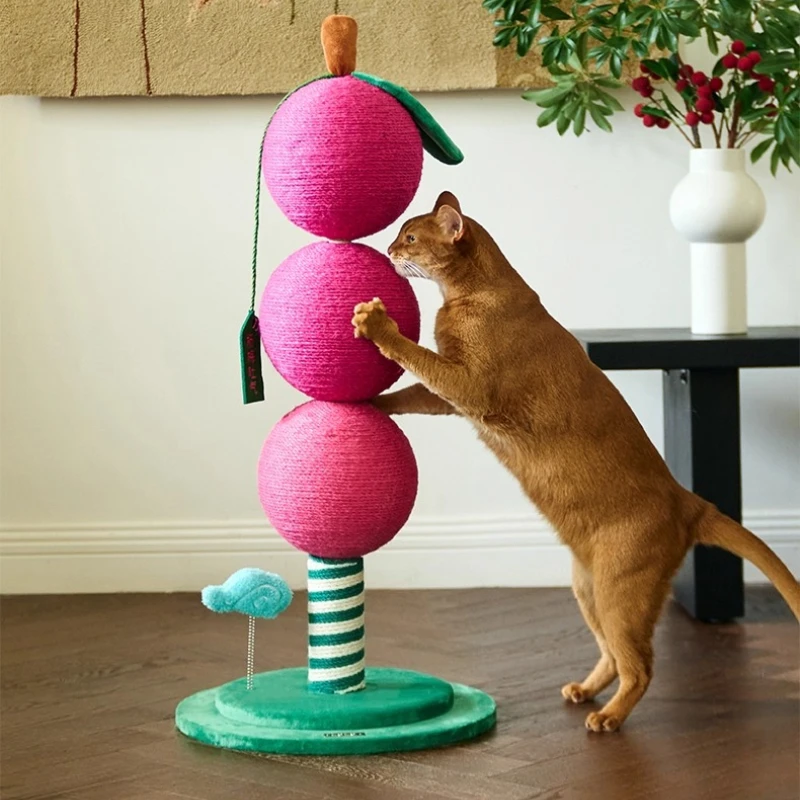 Bayberry Cat Scratching Post Sisal Rope Scratch Ball Toy Durable Cat Tree Climber Non-Shedding Kitten Scratching Pad for Indoor
Bayberry Cat Scratching Post Sisal Rope Scratch Ball Toy Durable Cat Tree Climber Non-Shedding Kitten Scratching Pad for Indoor