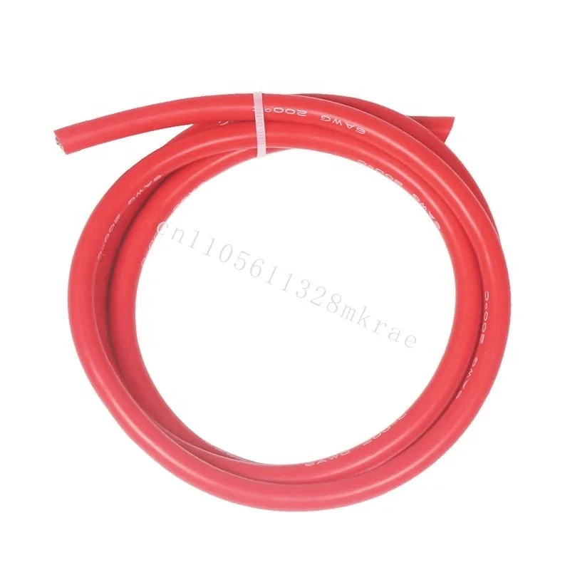 New high-quality high temperature resistant soft silicone cable/wire 4AWG 6AWG red and black
New high-quality high temperature resistant soft silicone cable/wire 4AWG 6AWG red and black