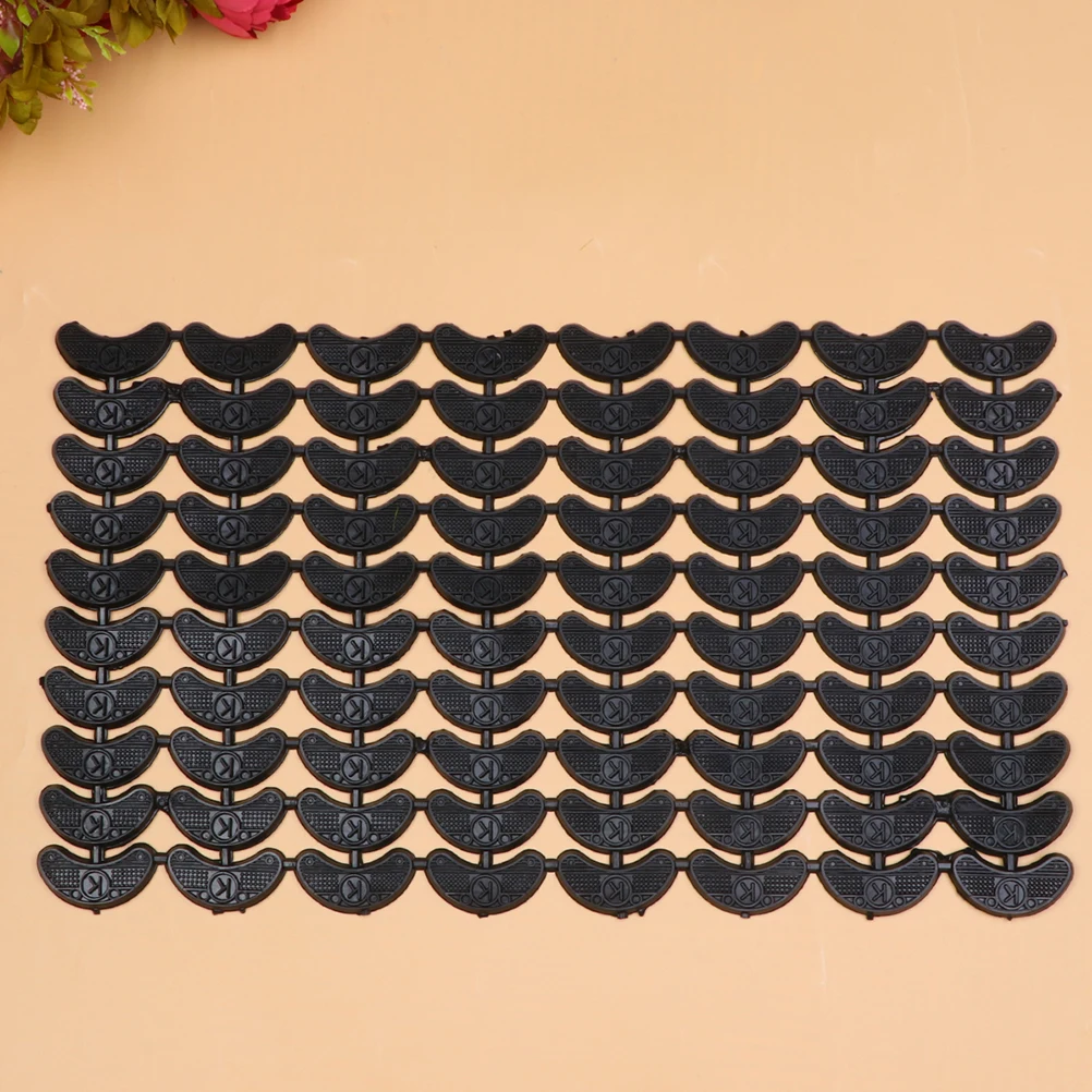 2 Sheets Black Medium Sole Repair Pieces Non slip Adhesive Shoe Pads 80 Blocks Durable Plastic Bottom Protectors for Sneakers
2 Sheets Black Medium Sole Repair Pieces Non slip Adhesive Shoe Pads 80 Blocks Durable Plastic Bottom Protectors for Sneakers