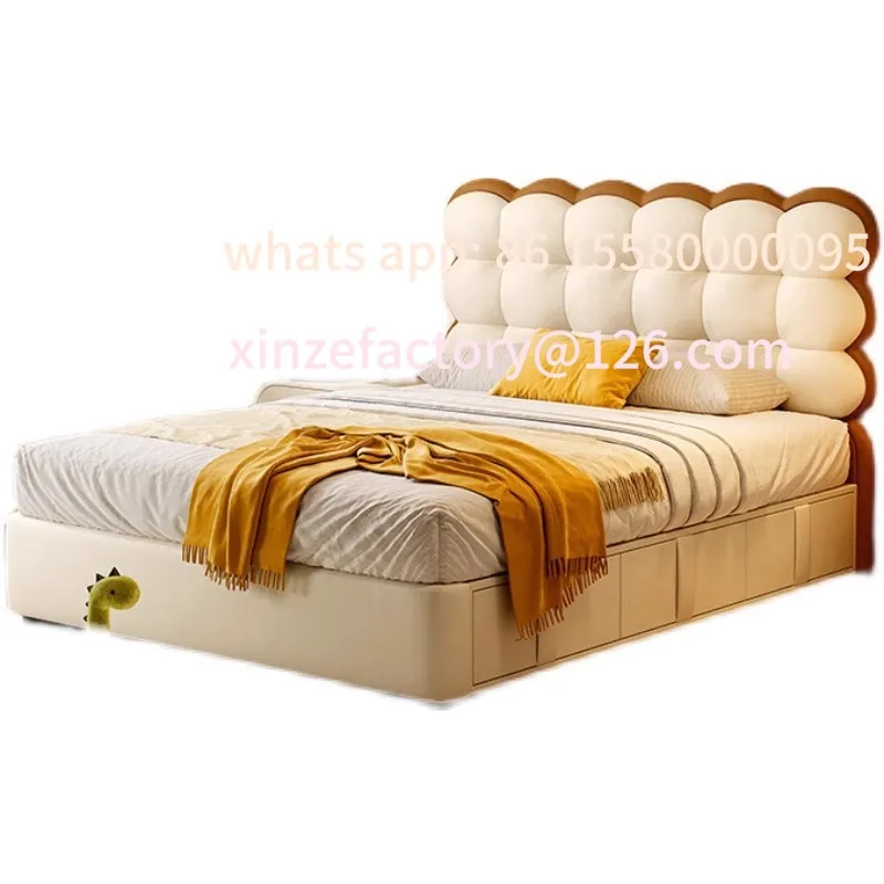 Customizable minimalist modern leather bed
Customizable minimalist modern leather bed