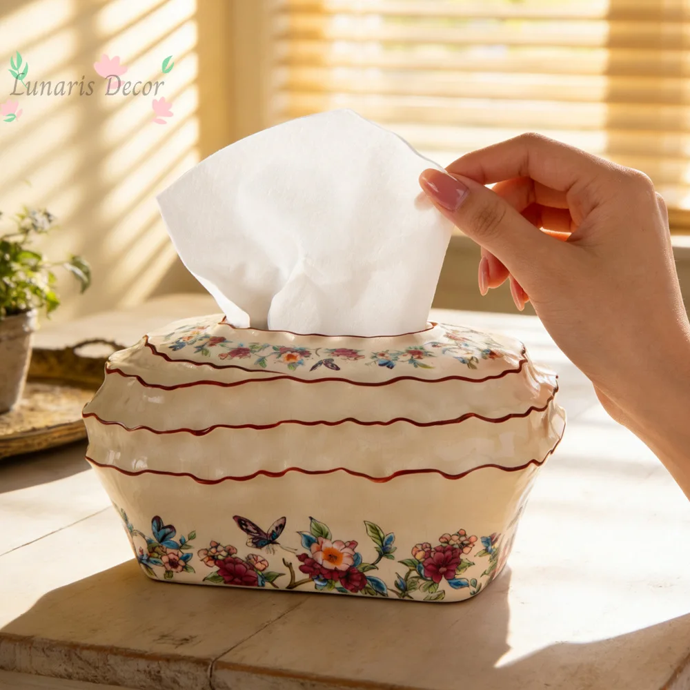 tissue box ornament light luxury living room coffee table desktop high value hand-painted ceramic paper box
tissue box ornament light luxury living room coffee table desktop high value hand-painted ceramic paper box