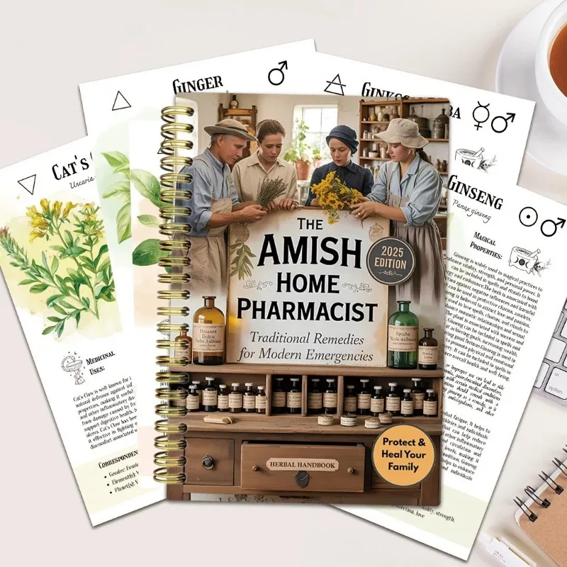 Amish Family Pharmacist: Traditional Herbal Therapy for Modern Emergencies Family Herbal Notebook
Amish Family Pharmacist: Traditional Herbal Therapy for Modern Emergencies Family Herbal Notebook