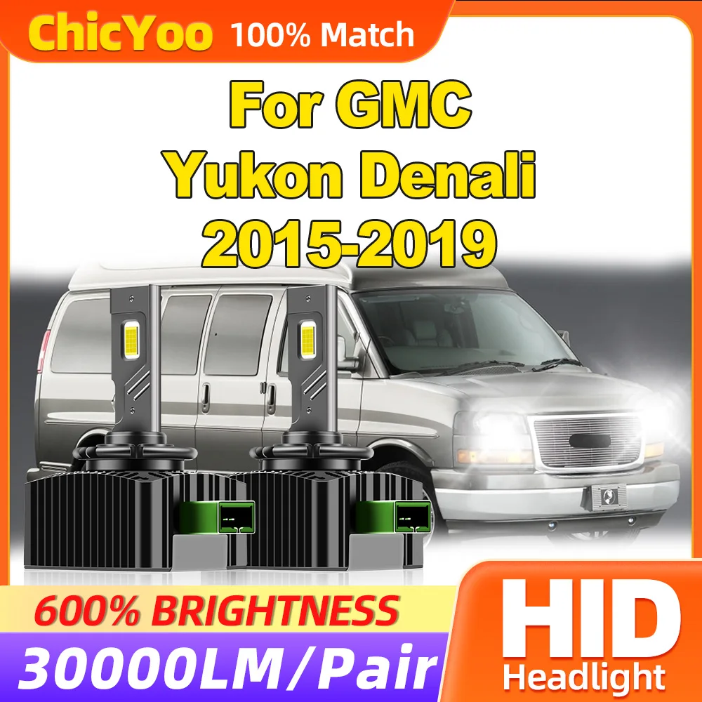 30000LM LED Headlight Bulbs 120W Auto Lights 6000K White 12V Turbo HID Xenon Lamps For GMC Yukon Denali 2015 2016 2017 2018 2019
30000LM LED Headlight Bulbs 120W Auto Lights 6000K White 12V Turbo HID Xenon Lamps For GMC Yukon Denali 2015 2016 2017 2018 2019