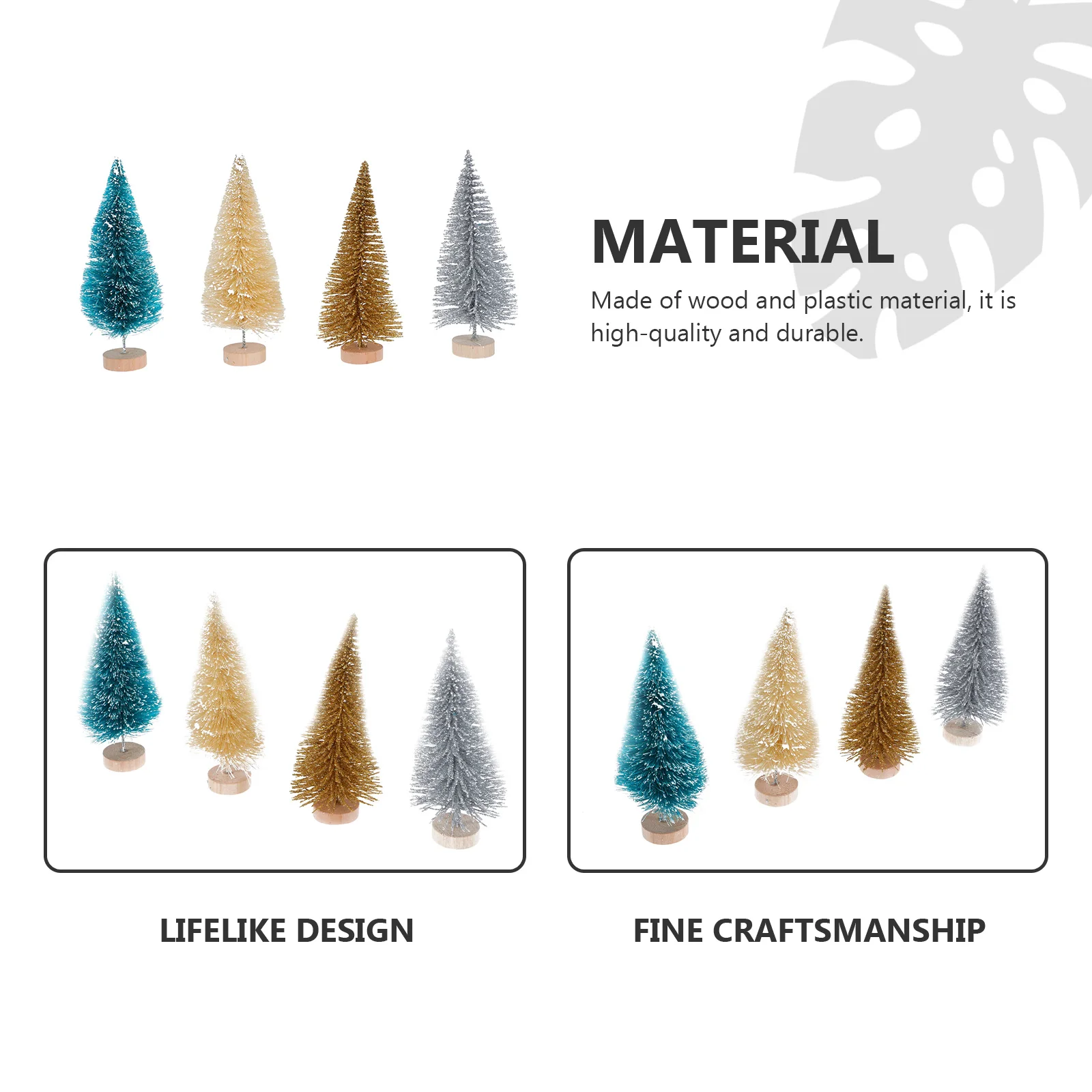 12pcs Mini Christmas Trees Artificial Xmas Desktop Decor Wooden Tabletop Snowflake Non Fading Colorful Ornaments Home Hotel
12pcs Mini Christmas Trees Artificial Xmas Desktop Decor Wooden Tabletop Snowflake Non Fading Colorful Ornaments Home Hotel